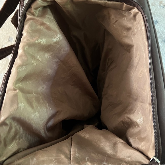 BROWN PLEATHER BAG - Picture 5 of 7